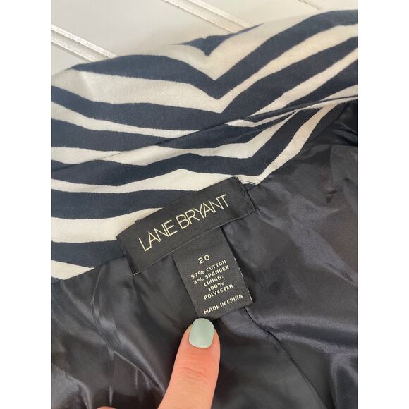 Lane Bryant Zebra Print Lightweight Belted Spring Coat Outdoor Womens Size 20 - Picture 5 of 6